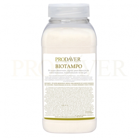 Pó de tamponamento para agências funerárias, evita derrames pelo nariz e boca. Absorbent powder for funeral parlours, prevents spillage from the nose and mouth.